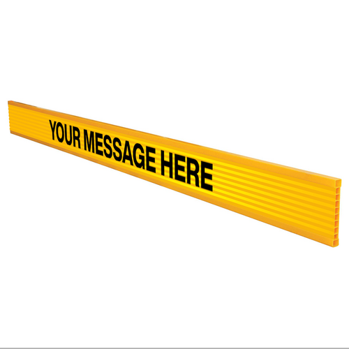 Your Message Here Plastic Reflective Barrier Boards
