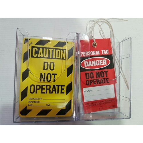 Safety Tag Holder - Double