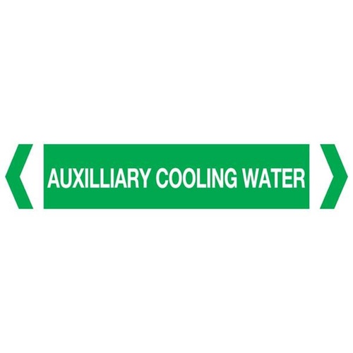 Auxilliary Cooling Water Pipe Marker