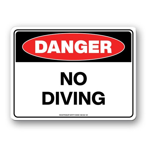 Danger Sign - No Diving
