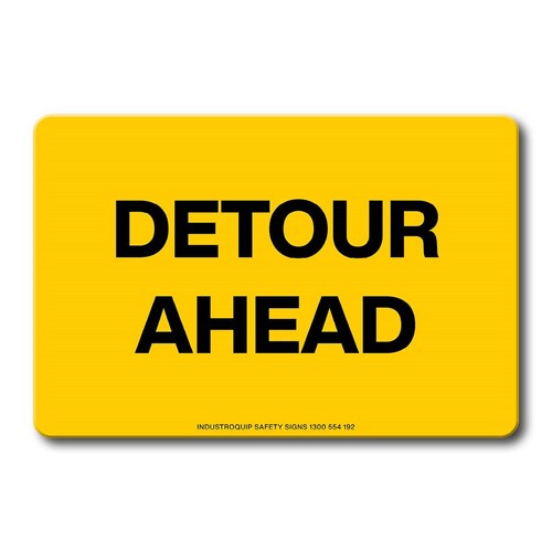 Swing Stand Sign Only - Detour Ahead