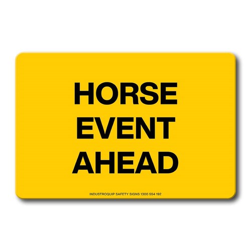 Swing Stand Sign Only - Horse Event Ahead