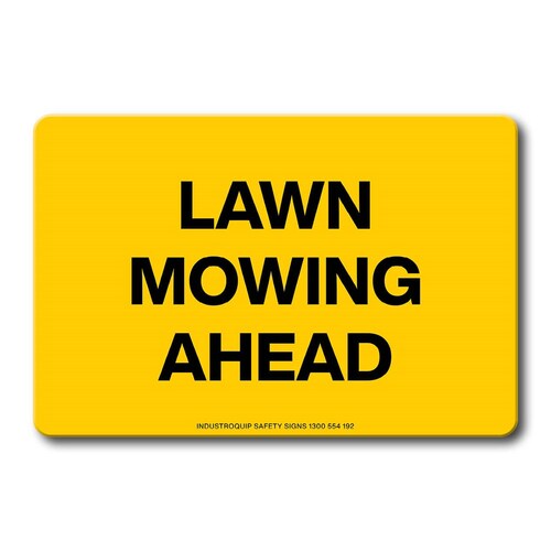 Swing Stand Sign Only - Lawn Mowing Ahead