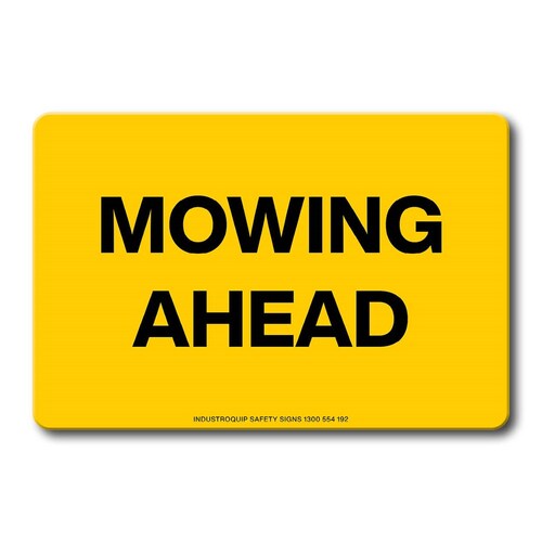 Swing Stand Sign Only - Mowing Ahead