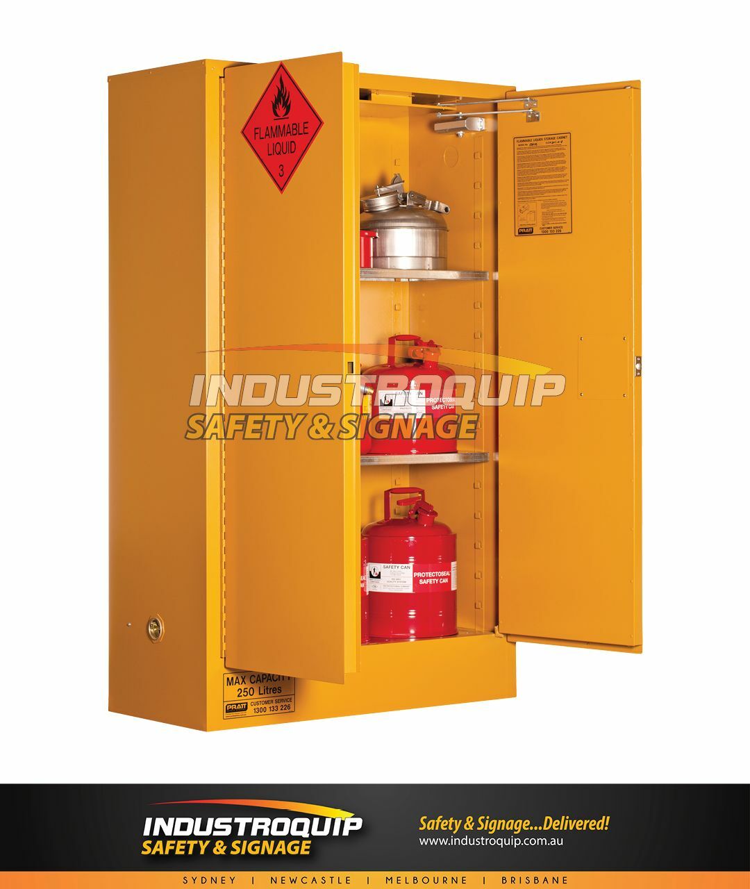 Buy 250 Litre Flammable Goods Cabinets Online Fast Shipping