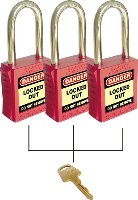 3 padlock set