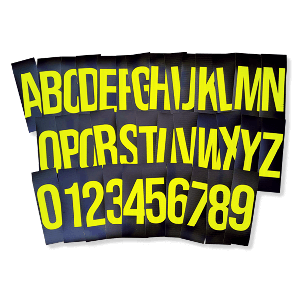 Individual Call Sign Decal Letters & Numbers - Industroquip