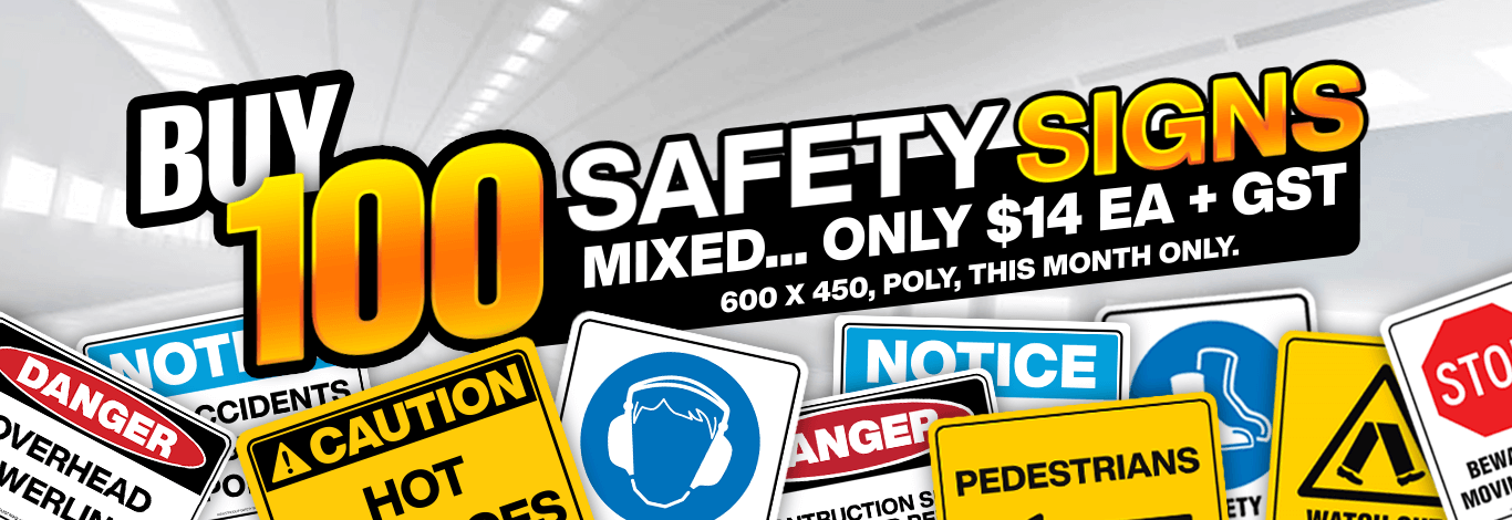 Buy 100 Safety Signs