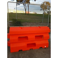 Anti-Gawk Fence Panel for Water Filled Barriers