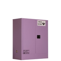 160L Corrosive Metal Storage Cabinet - 2 Doors and 2 Shelves