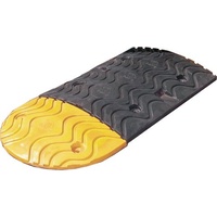 ExoGuard™ Rubber Speed Humps - End Module Section 250mm long - Yellow