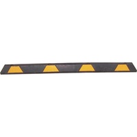 Premium Rubber Wheel Stop - Black and Yellow for Car Parks