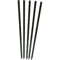 Star Post Pickets - Black Dipped Steel - 1650mm Long - Pack of 10