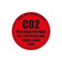 Fire Extinguisher Signs - Co2 - Plastic