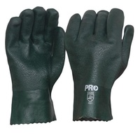 Green PVC Gloves - 27cm