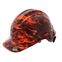Flames Design Hard Hat