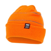 ProChoice® Hi-Vis Orange Winter Beanie with Retro-Reflective Stripes