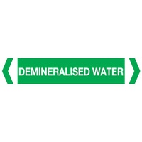 Demineralised Water Pipe Marker (Pack Of 10)