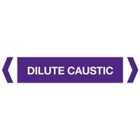 Dilute Caustic Pipe Marker (Pack Of 10)