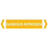 Gaseous Nitrogen Pipe Marker (Pack Of 10)