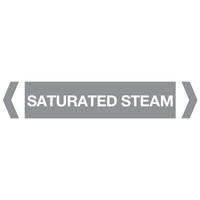 Saturated Steam Pipe Marker (Pack Of 10)