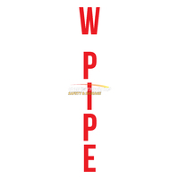 W Pipe Vertical Marker Stickers (Pack of 10)