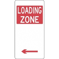 R5-23_Left Left Arrow Loading Zone Sign- Class 1 Reflective - 225mm x 450mm