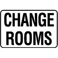 Notice Sign - Change Rooms