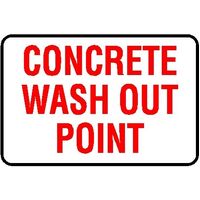 Notice Sign - Concrete Wash Out Point