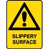 Hazard Sign - Slippery Surface