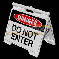 Danger Do Not Enter - Heavy Duty A Frame Sign