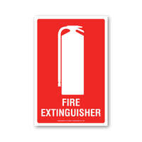 Fire Extinguisher Stickers - Pack of 10