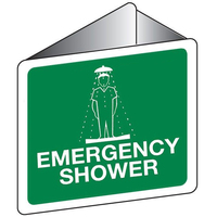 3D Wall Sign - Emergency Shower