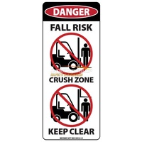 Forklift Mast Safety Sticker