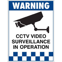 Warning Sign - CCTV In Operation