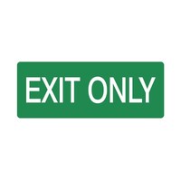 Exit Only Luminous Sign