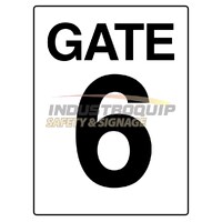 Gate 6 Construction Site Gate Signs