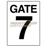 Gate 7 Construction Site Gate Signs