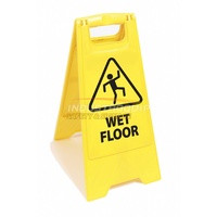 Plastic Floor Safety Sign - Wet Floor