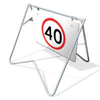 Swing Stand & Sign - 40km/h Speed Limit