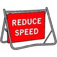Swing Stand & Sign - Reduce Speed - 1200 x 900mm