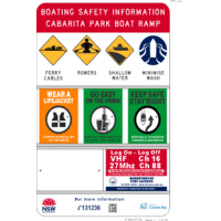 Customised Boating Safety Information Board for NSW Boat Ramps