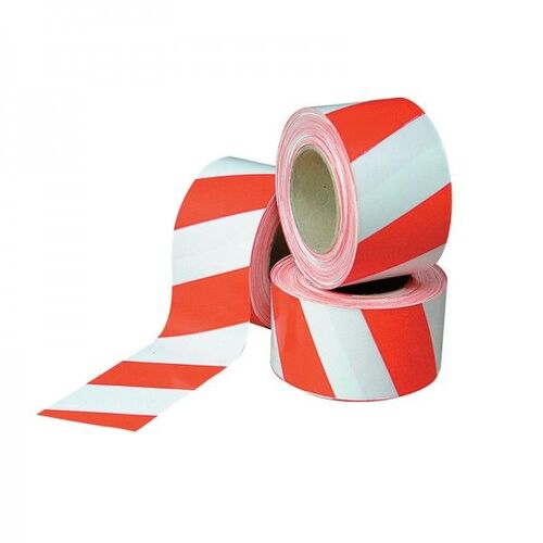 Red/White Barrier Tape - 100M x 75mm