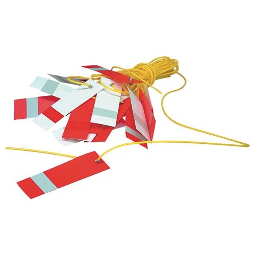 Reflector Line - High Intensity Reflective Tags - 25mtr Roll - Helicopter Reflecta Line