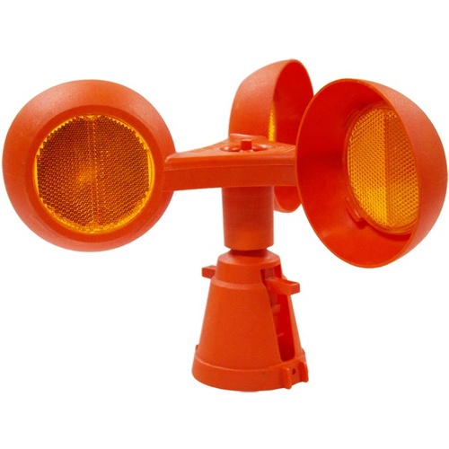 Rotolite Wind Powered Rotating - Amber Beacon