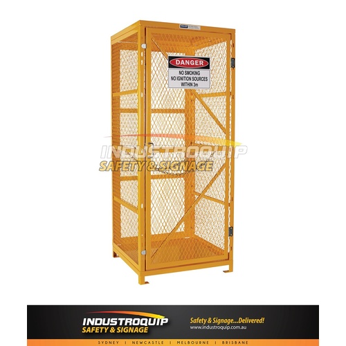 Gas Cylinder Storage Cage (Stores up to 9 x G-Sized Cylinders) - Flat Pack and Ready to Assemble
