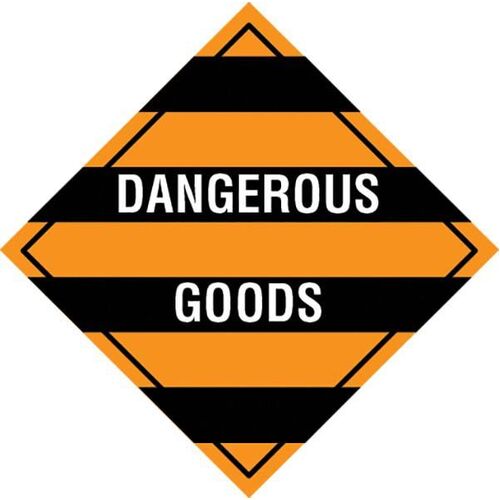 Dangerous Goods Sign - 250 x 250mm