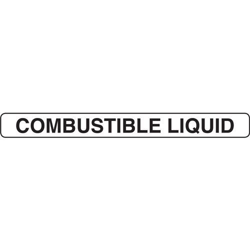 Combustible Liquid Sign for above Ground Storage Tanks 1500mm x 150mm