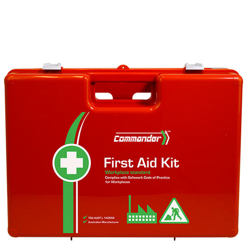 Commander 6C Industrial Max Pro First Aid Kit - Plastic Case