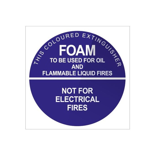 Fire Extinguisher Signs - Foam - Plastic